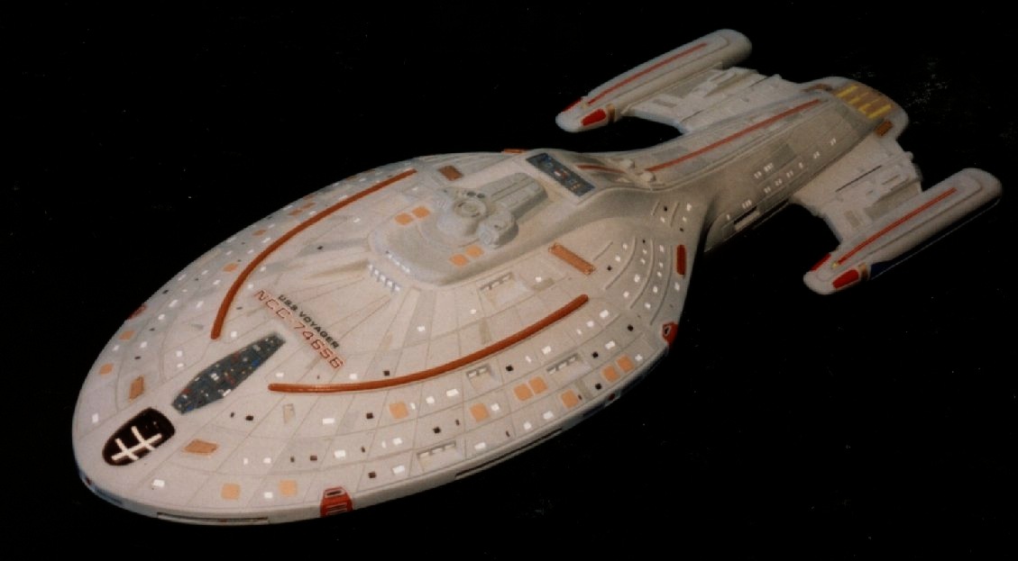 STAR TREK VOYAGER spacecraft  